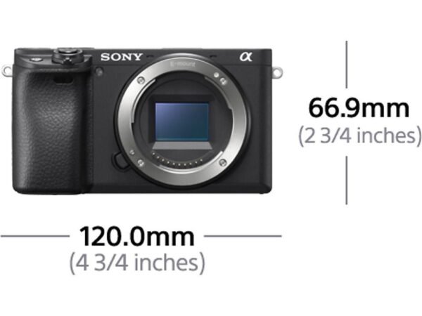 SONY Alpha 6400 Kit (ILCE-6400L) Systemkamera mit Objektiv 16-50 mm, 7,6 cm Display Touchscreen, WLAN – Bild 10